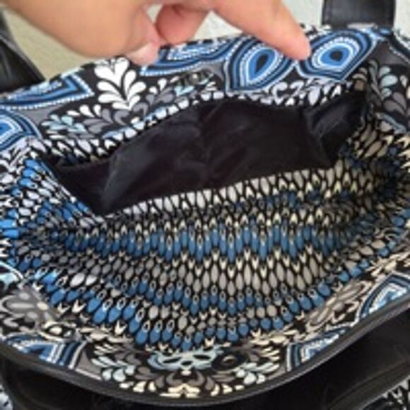 Vera Bradley Sierra Blue Satchel - Picture 10 of 11